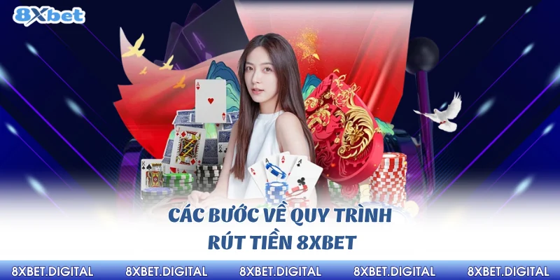Các bước về quy trình rút tiền 8xbet